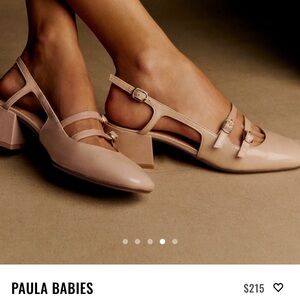 Sezane Paula Babies in Patent Light Pink Size 9